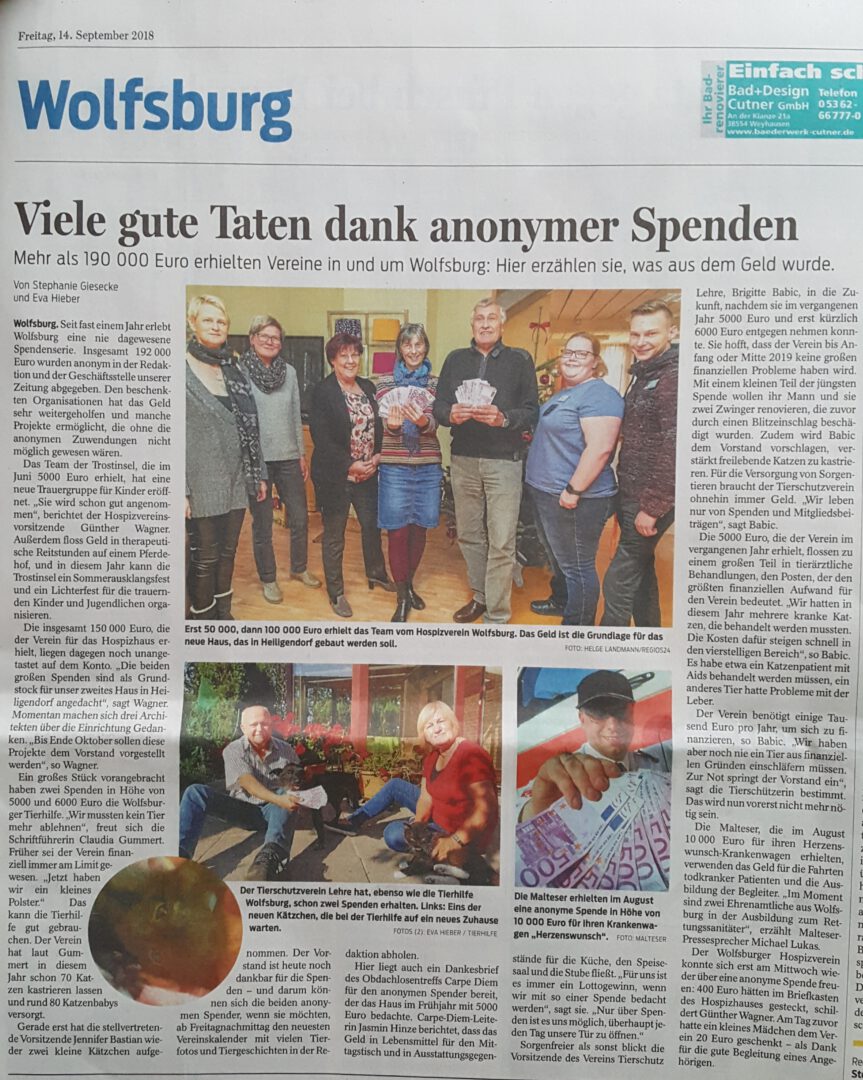 Anonyme Spenden