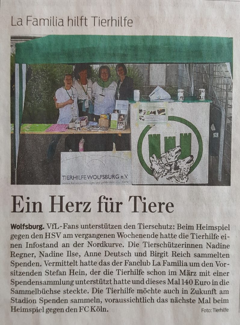 LaFamila hilft Tierhilfe